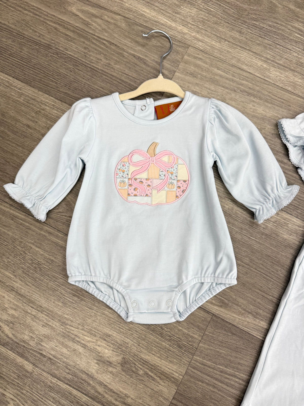 Patchwork Pumpkin L/S Bubble