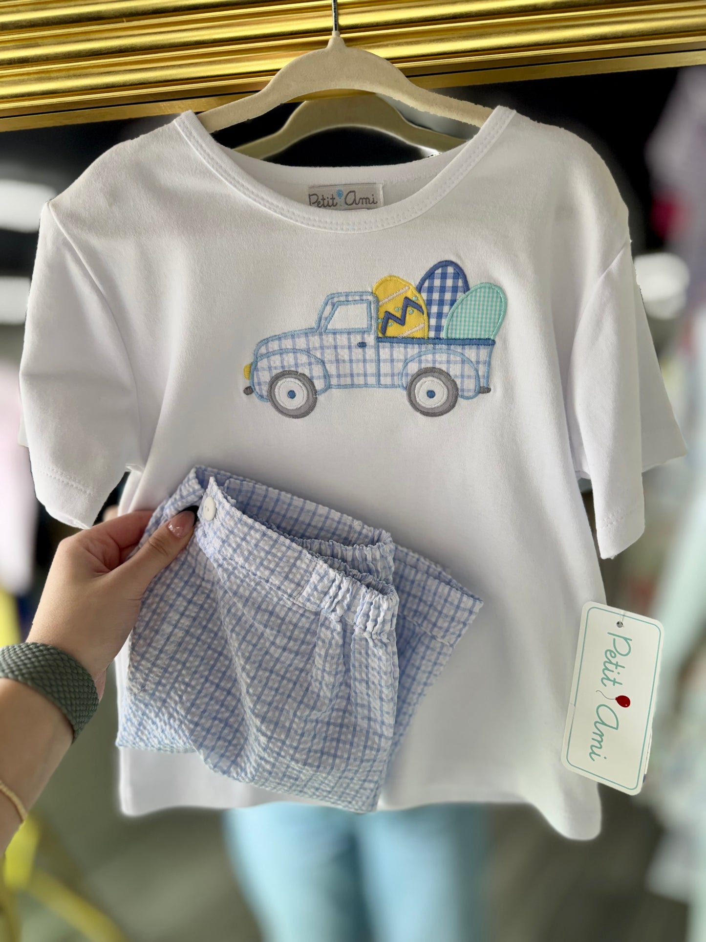 Easter Truck Shirt/Short Set