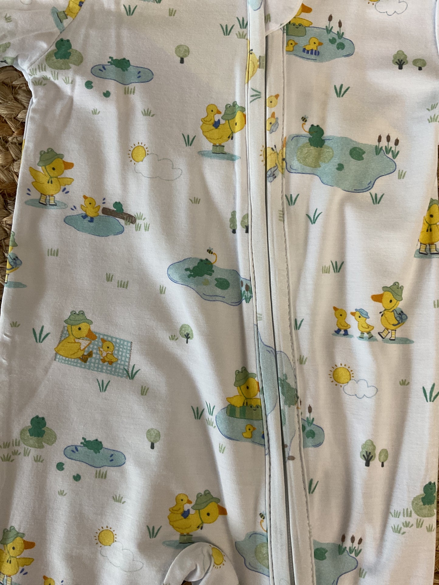AD Frog & Duck 2 Way Zipper Footie