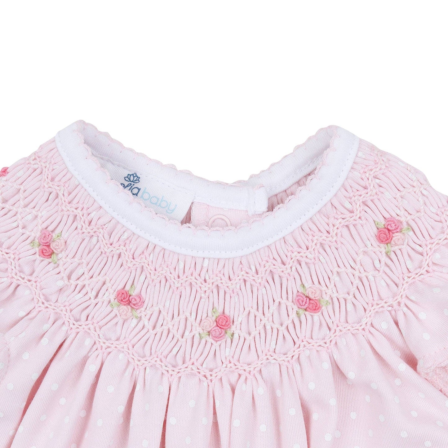 Mia's Classics Bishop Long Sleeve Dress - Pink