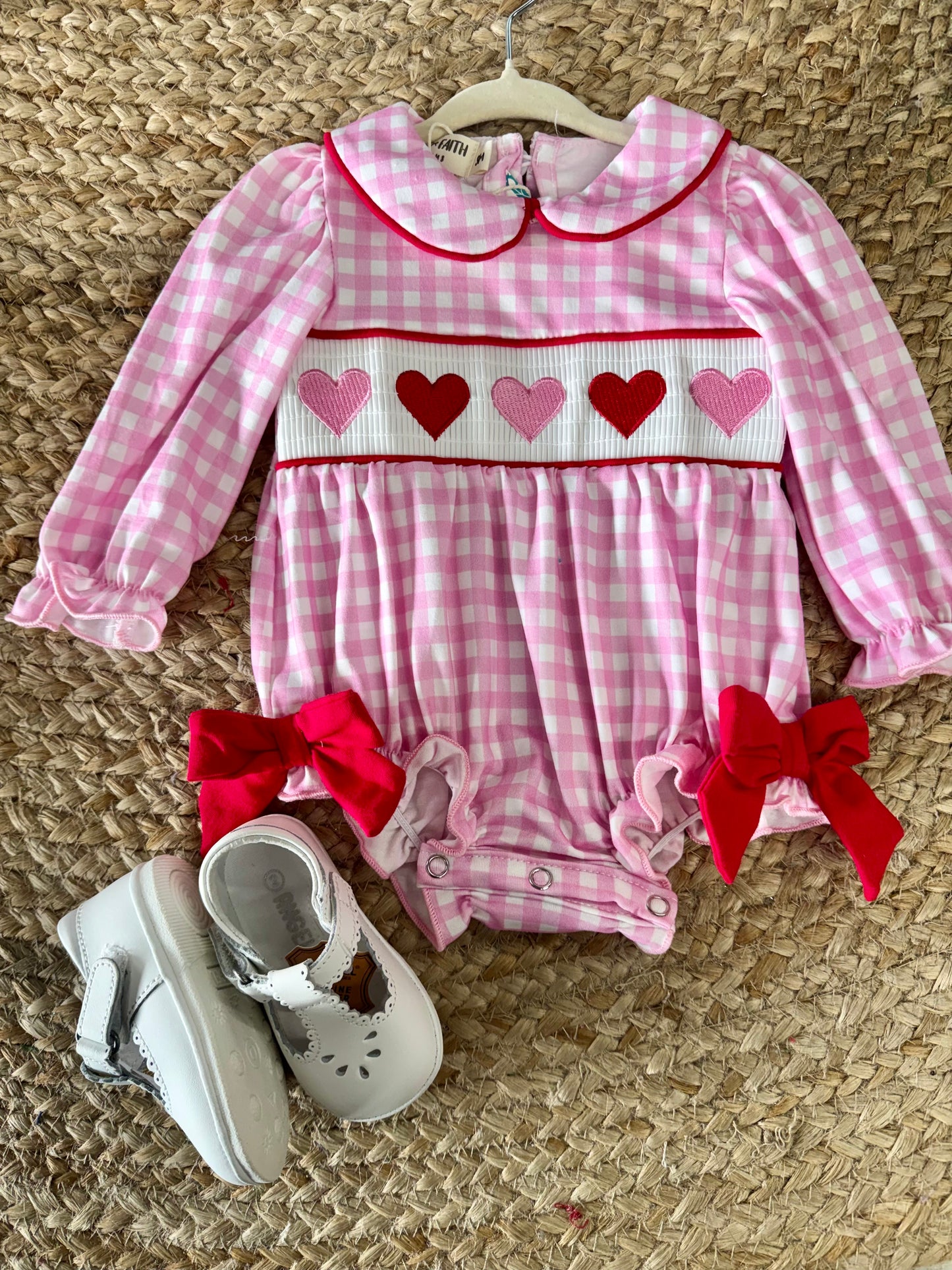 Girl's Valentine's Day Romper