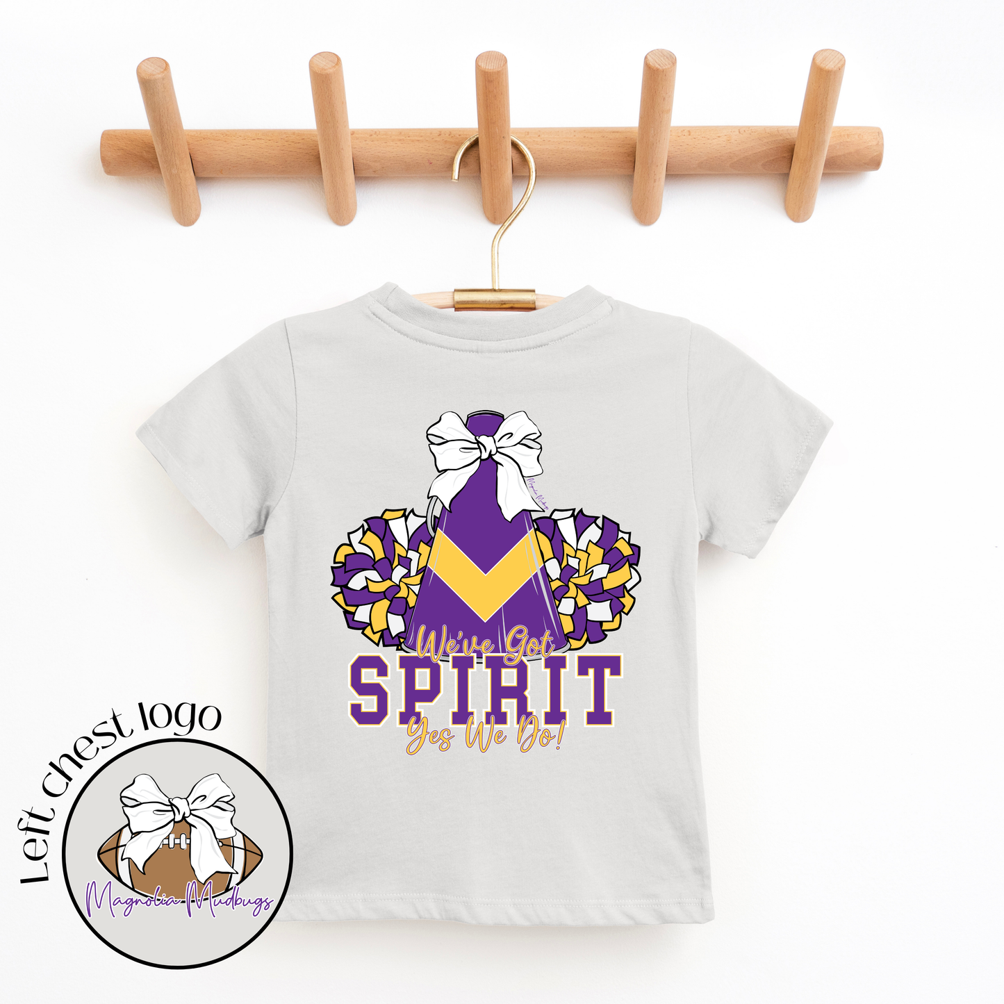 We've Got Spirit | Purple + Gold | Football Kid’s Tee