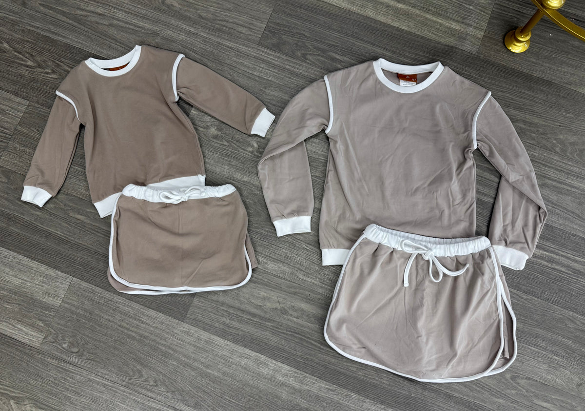 Josie Skort Set - Mocha