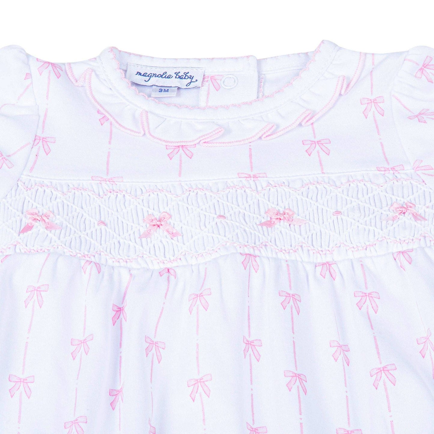 Amelia's Classics Smocked Short Sleeve Bubble