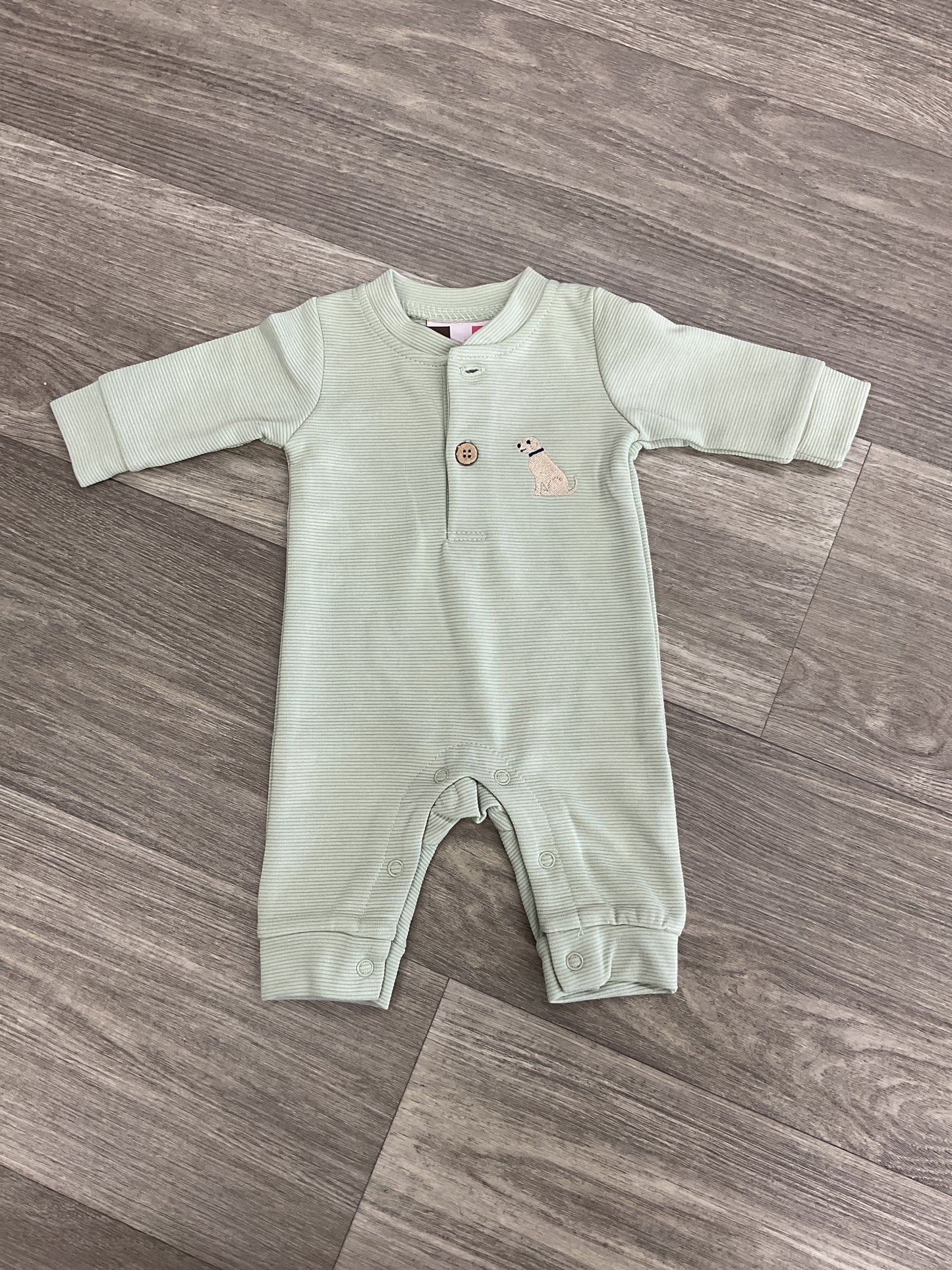 Banana Split Puppy Boys Romper