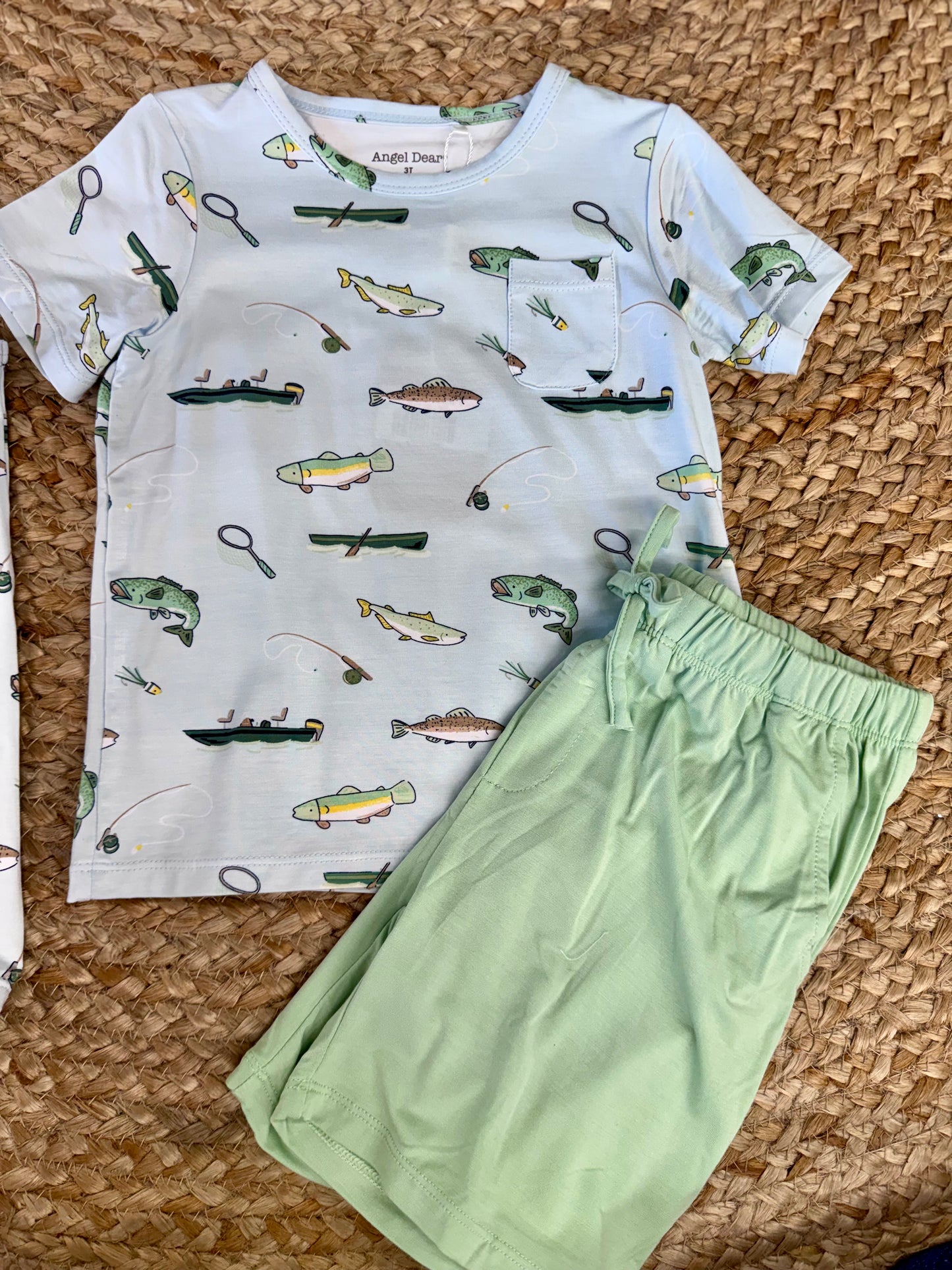 AD Fishing Tee with Casual Shorts