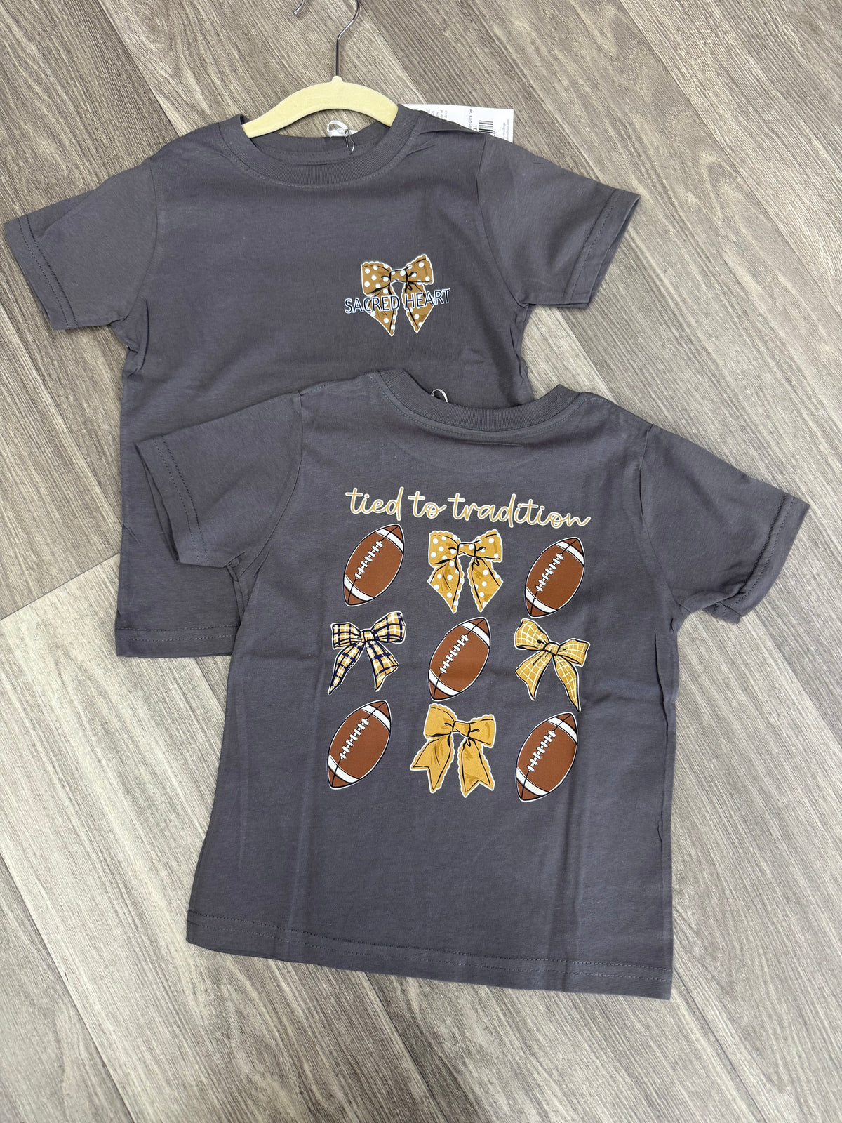 Sacred Heart Tied to Tradition Girl's Tee