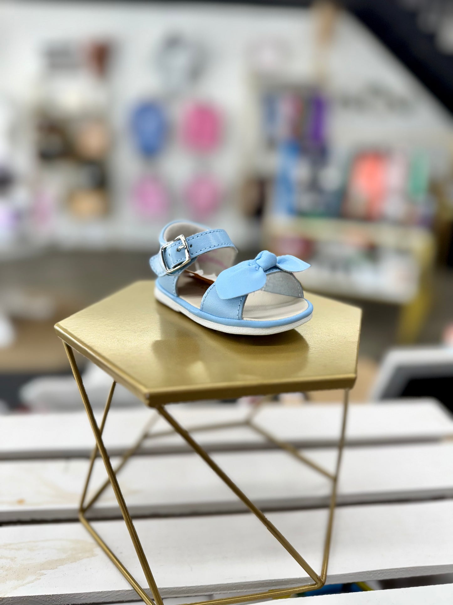 Bluebell Blue Jolie Bow Sandal K126