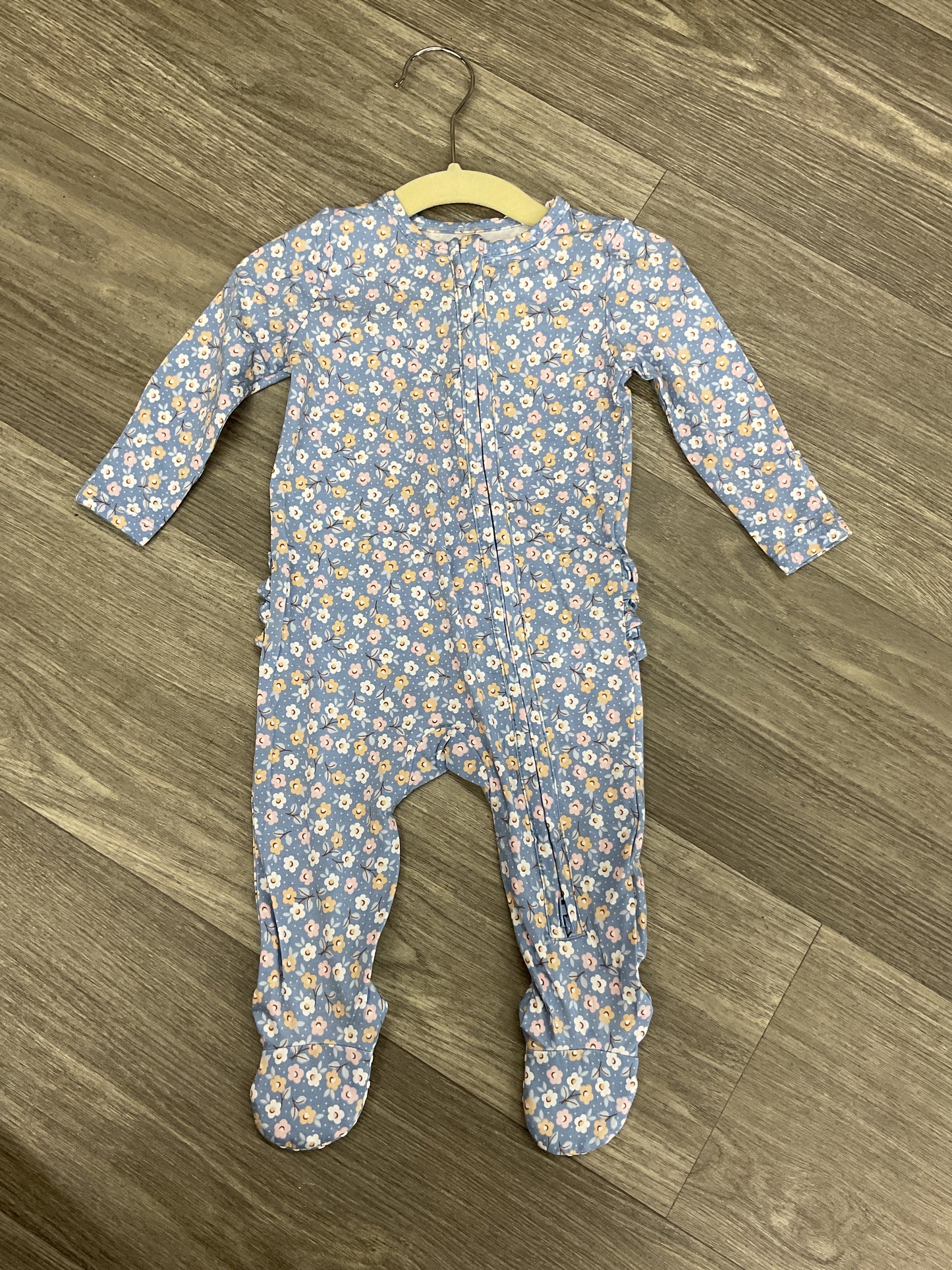 Country Calico 2 Way Zipper Footie