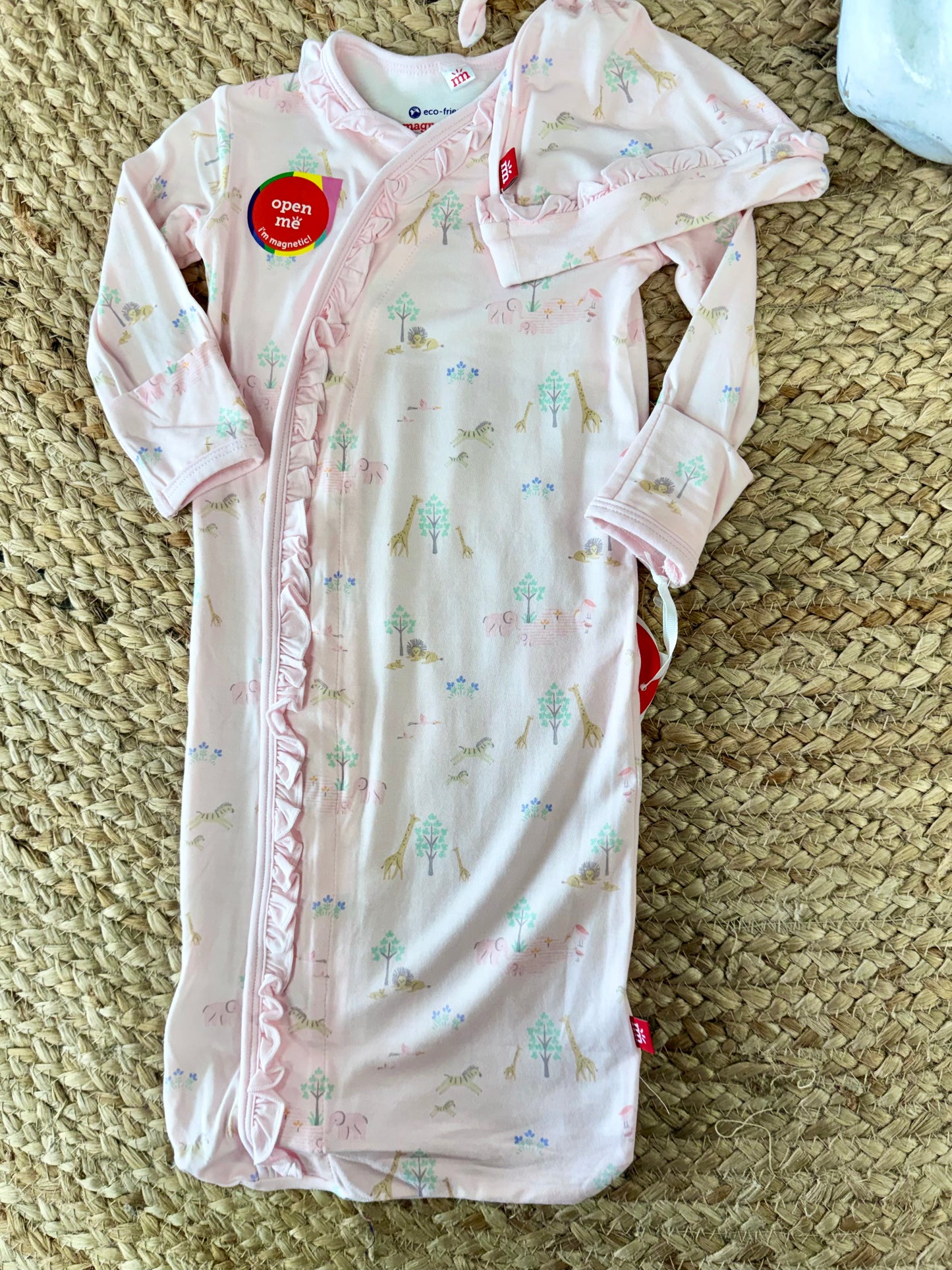 MM Pink Serene Safari Gown with Hat