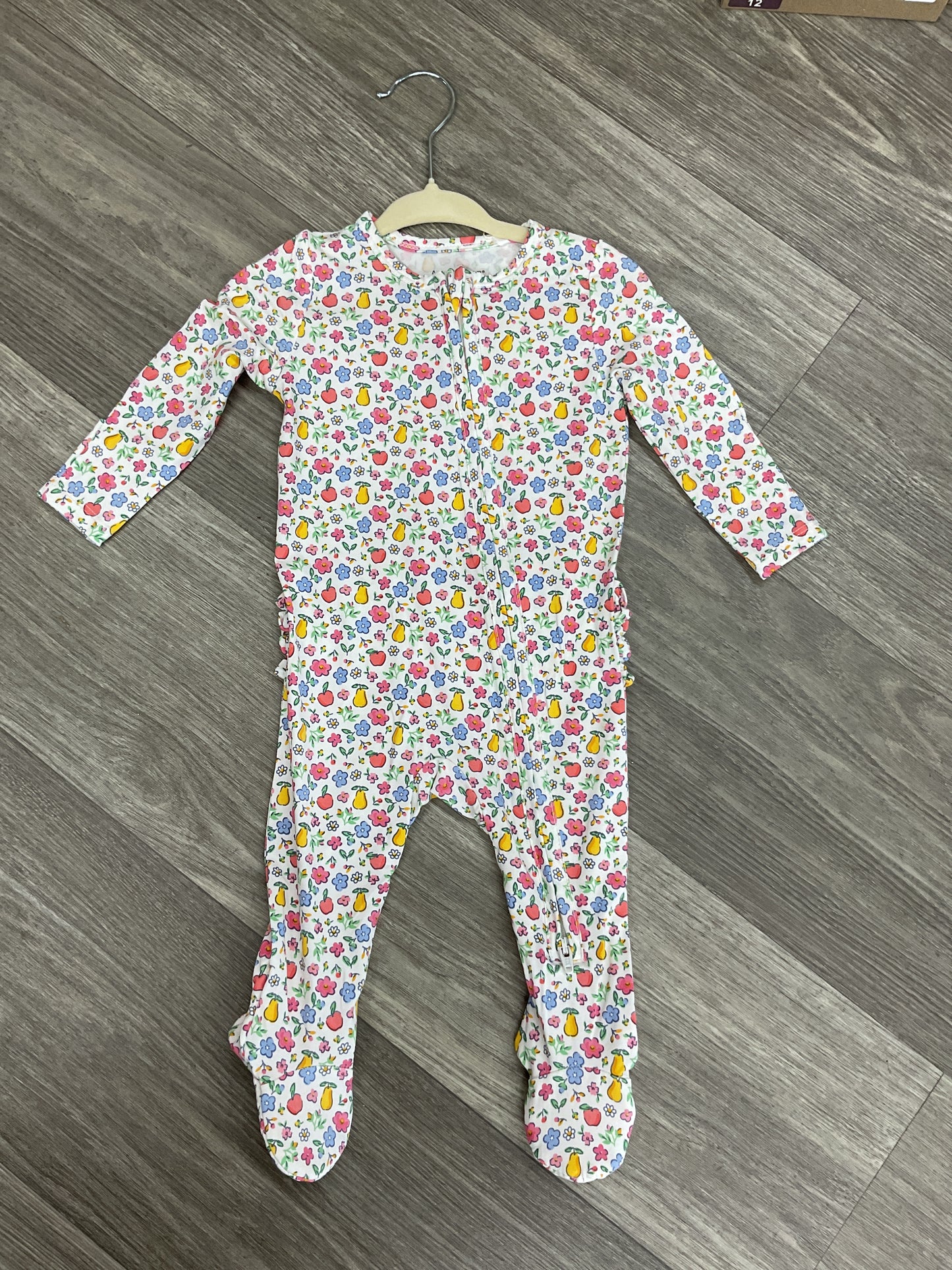 Fall Fruit 2 Way Zipper Footie
