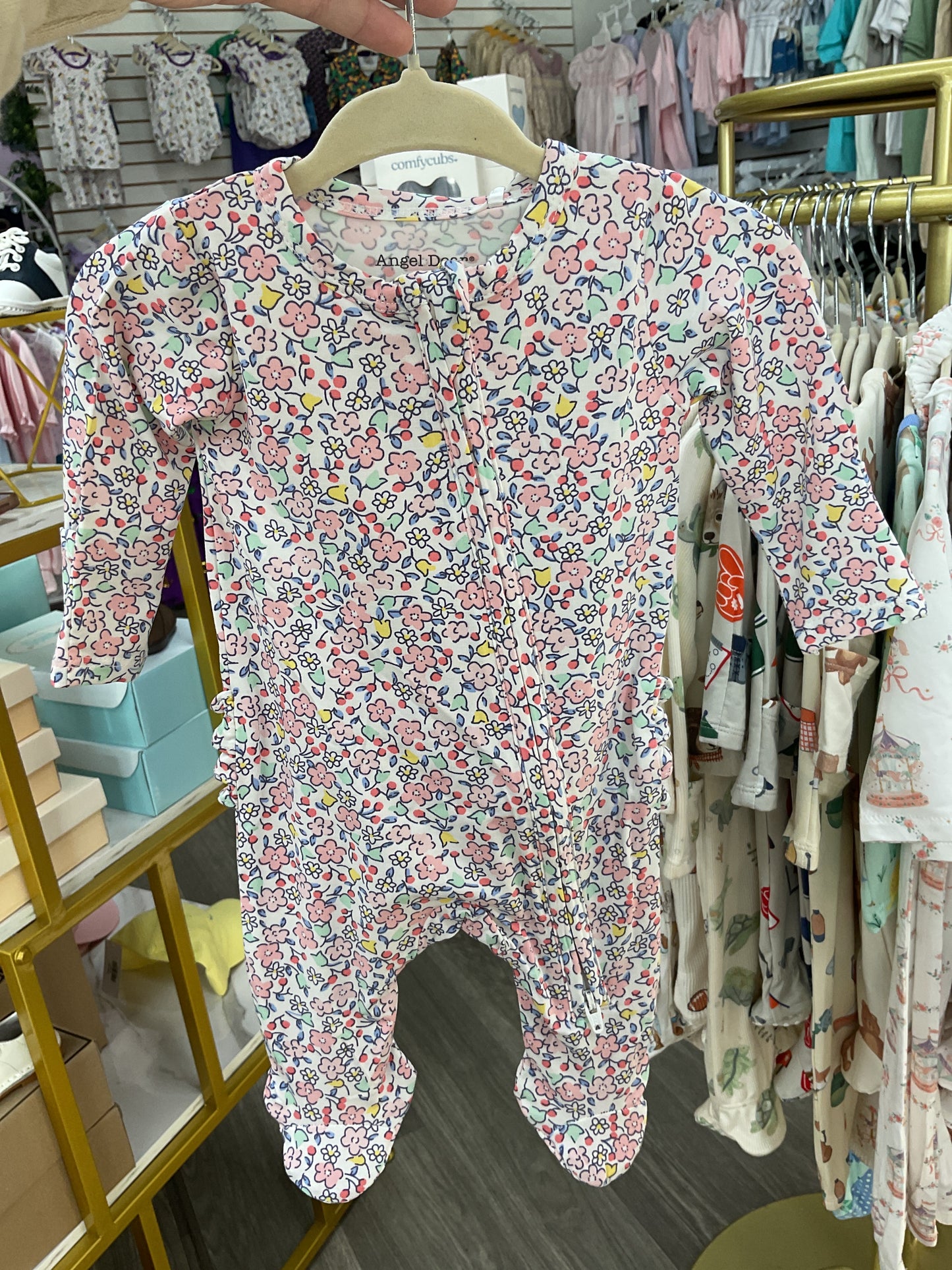 AD Elizabeth's Garden 2 Way Zipper Footie