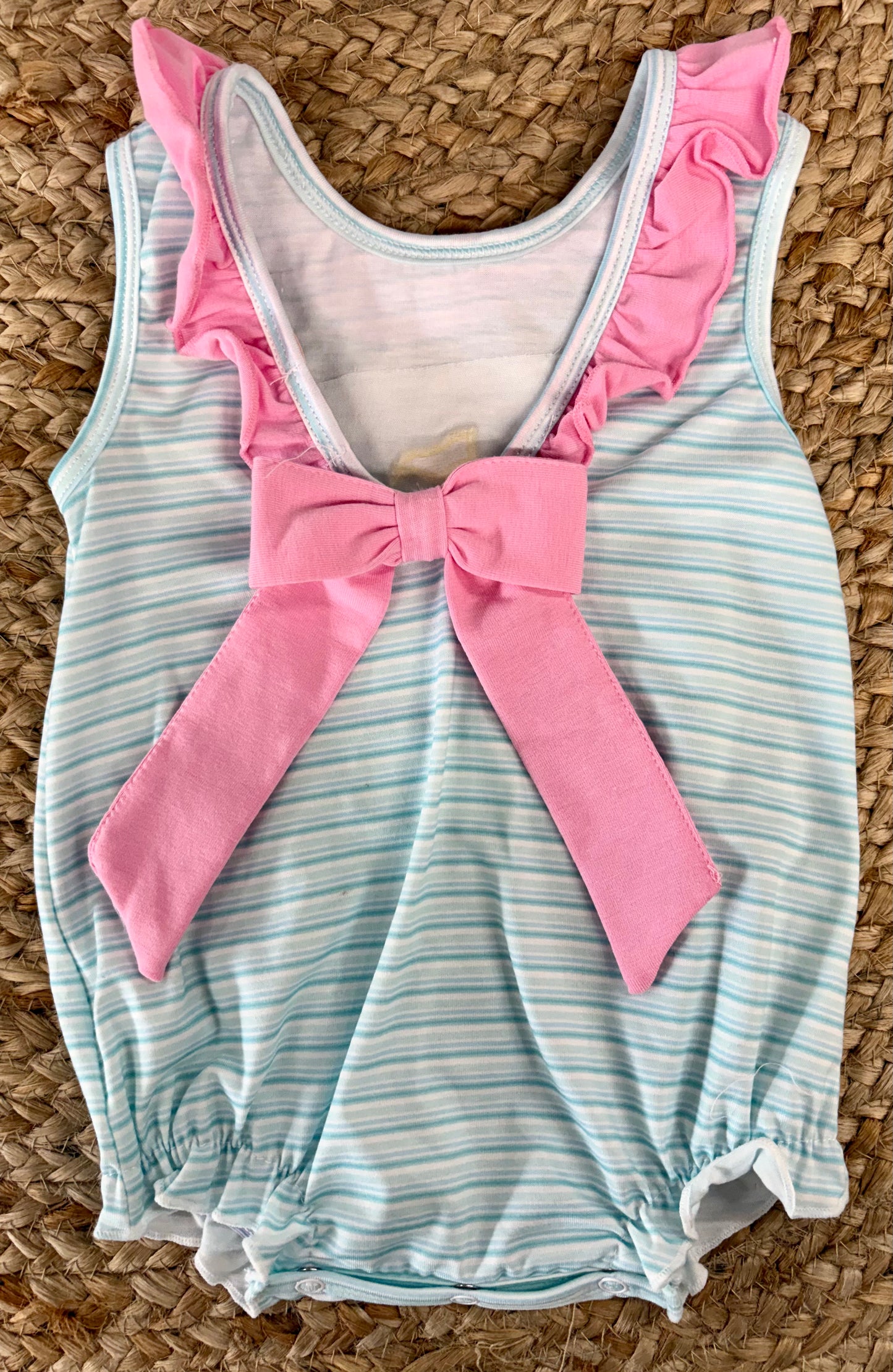 Sailboat Applique Ruffle Bubble