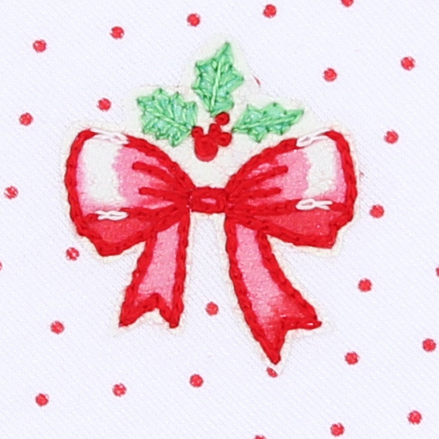 Christmas Chloe's Classics Embroidered Short Sleeve Bubble