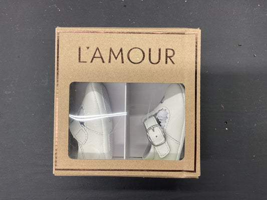 White Mary Jane Crib Shoe Style 3522