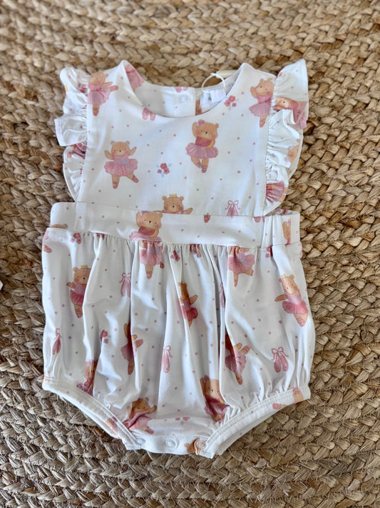 AD Teddy Bear Ballerina Sunsuit