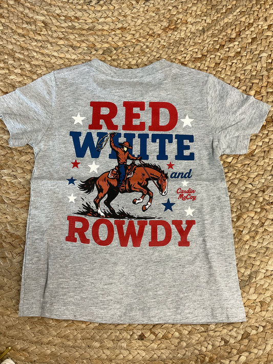 Cardin McCoy Red, White, & Rowdy Tee
