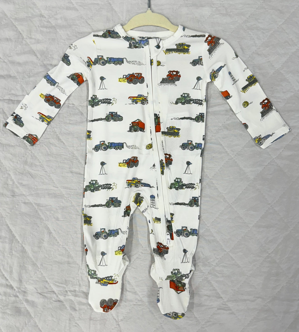 AD Farm Machines Zipper Footie
