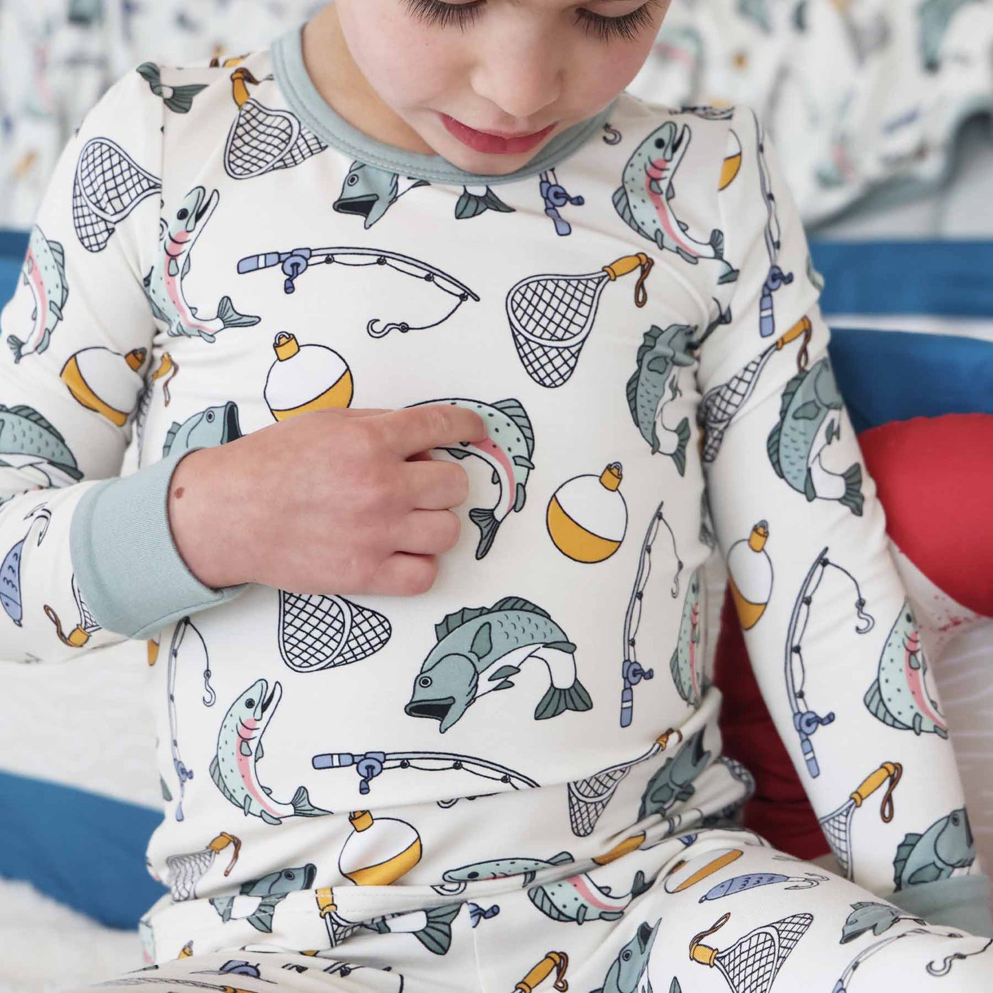 Catch of the Day Two Piece Pajama Set
