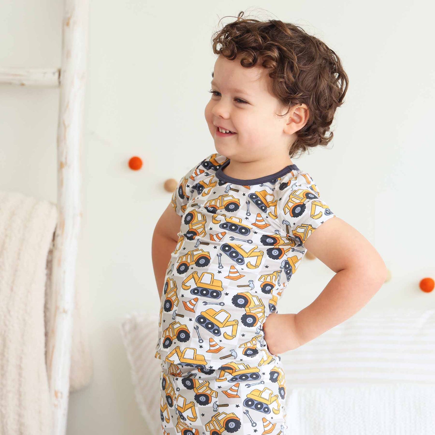 Under Construction Two Piece Pajama Set