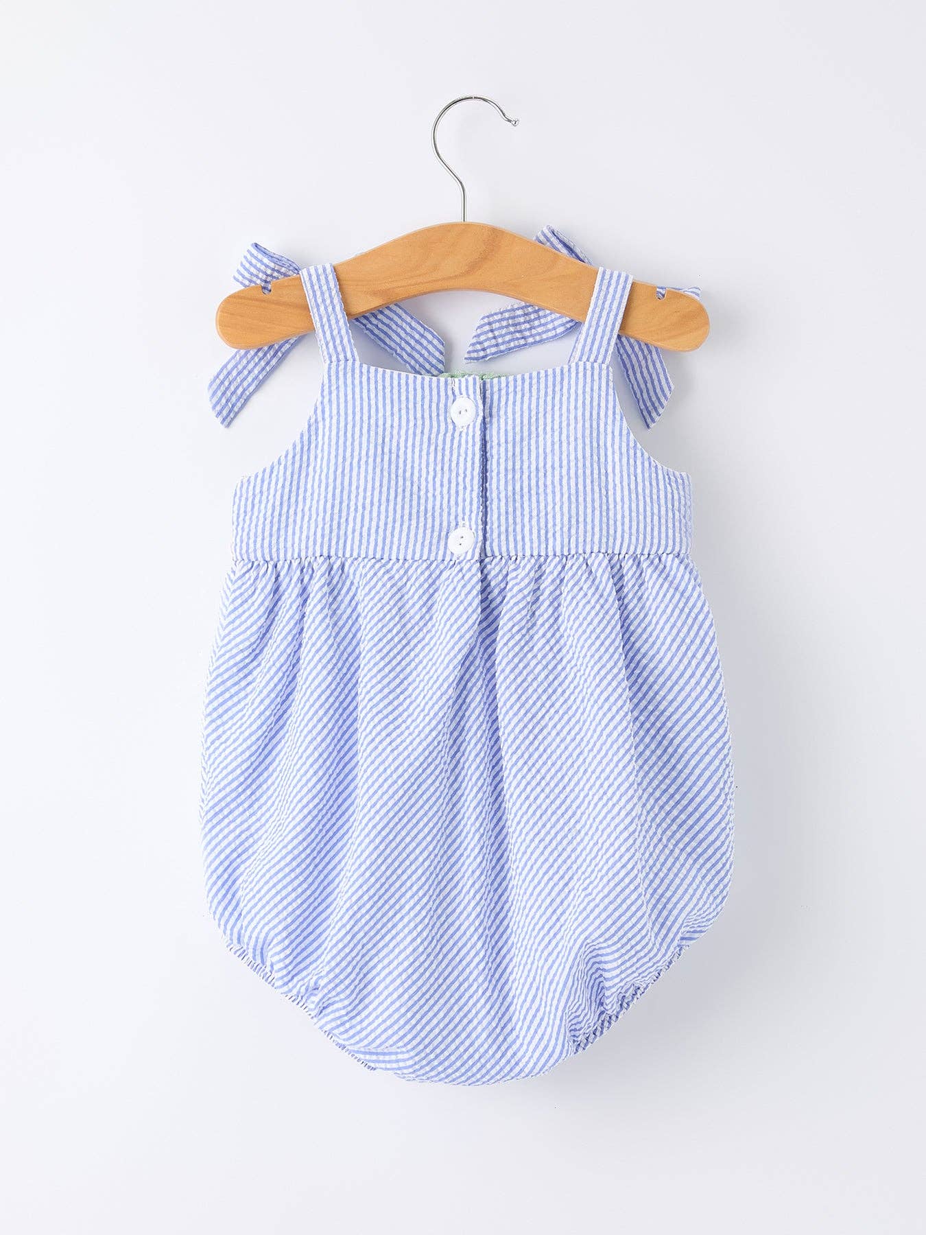 Watermelon Stripe Girl Romper