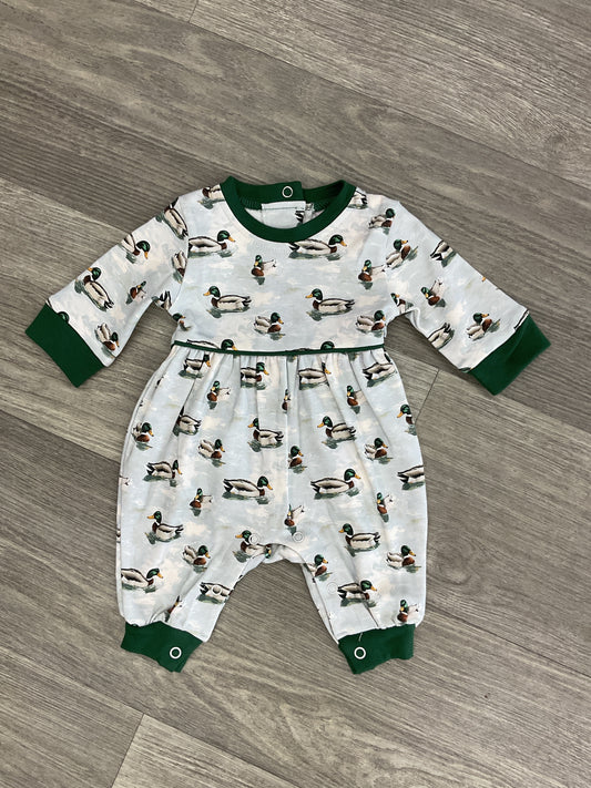 Banana Split Mallard Duck Jackson Romper