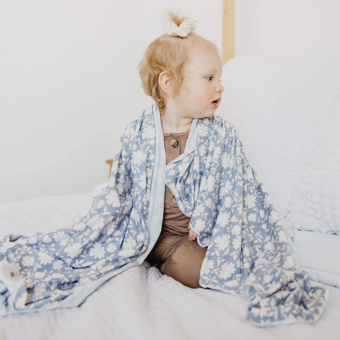 Knit Swaddle Blanket - Lacie