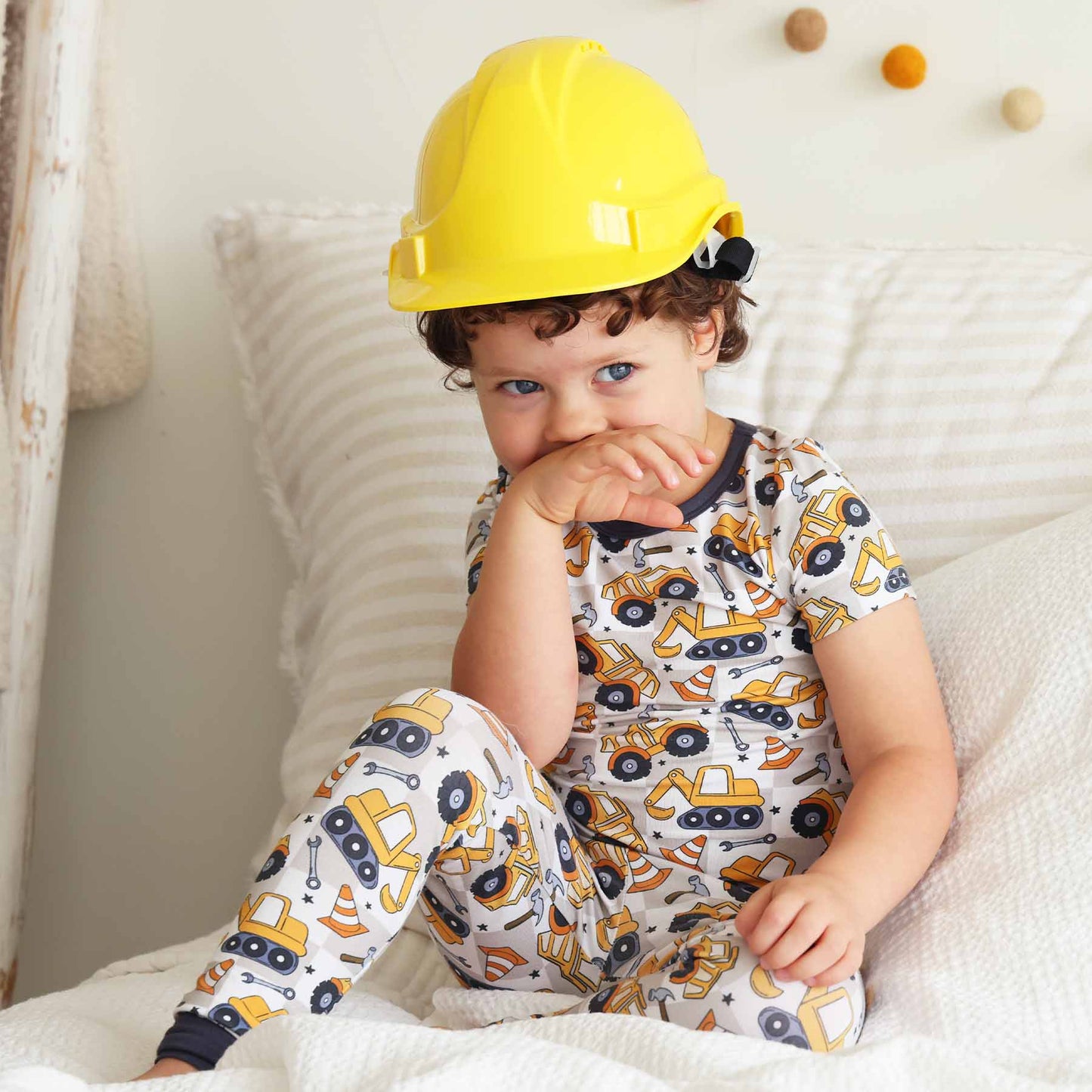 Under Construction Two Piece Pajama Set