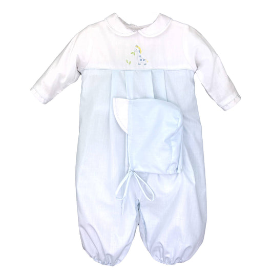 Embroidered Giraffe Boy's Convertible