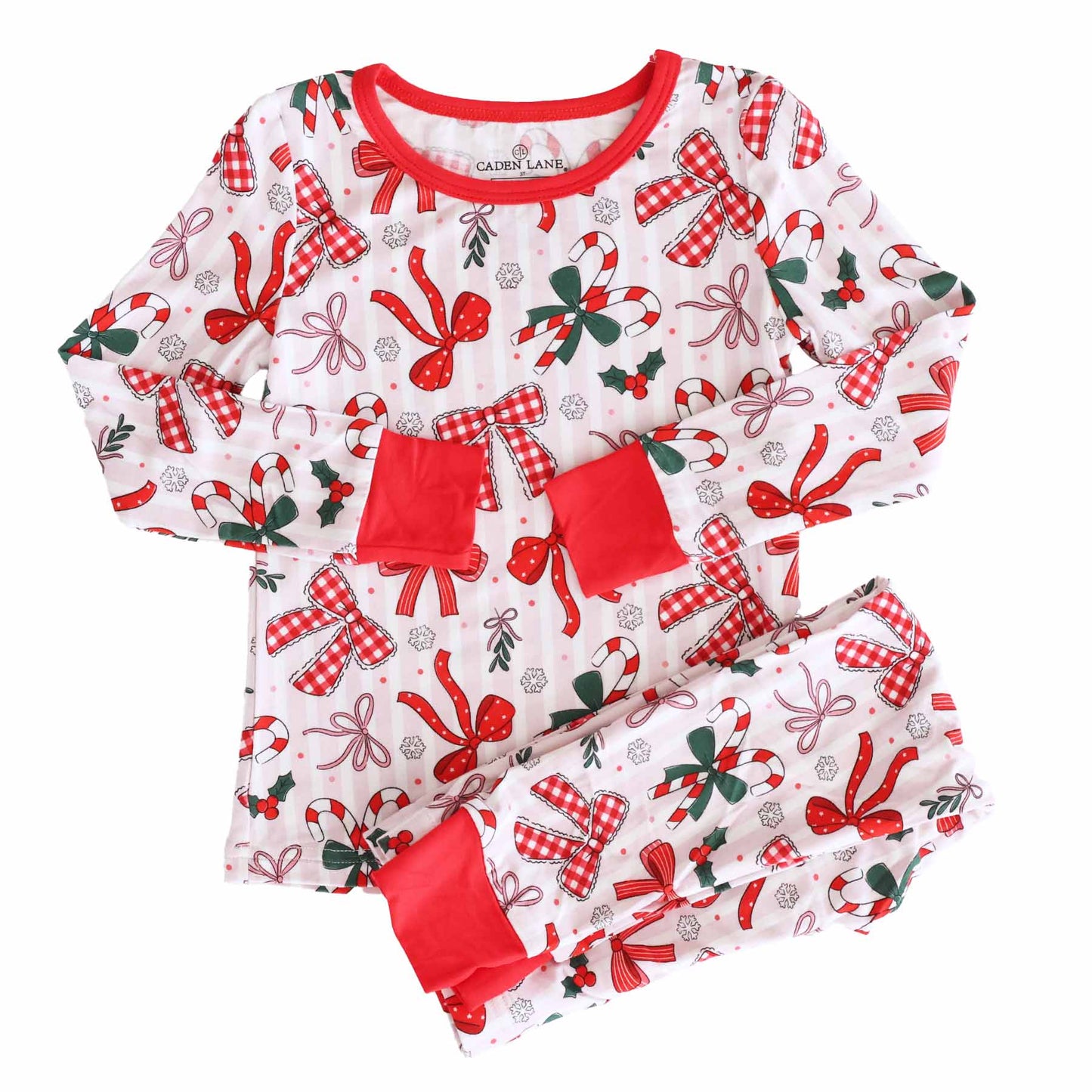 Bow What Fun Two Piece Pajama Set
