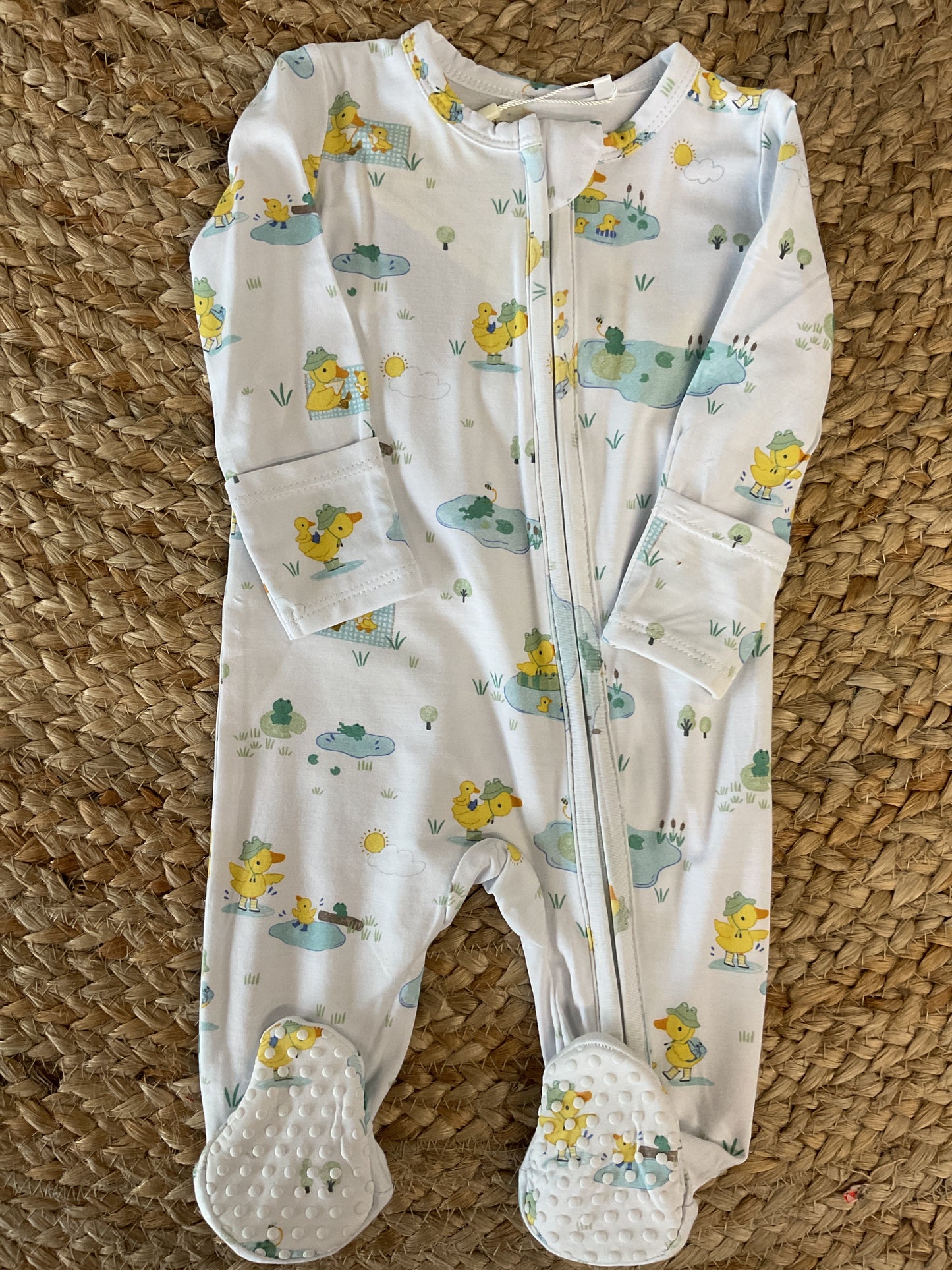 AD Frog & Duck 2 Way Zipper Footie