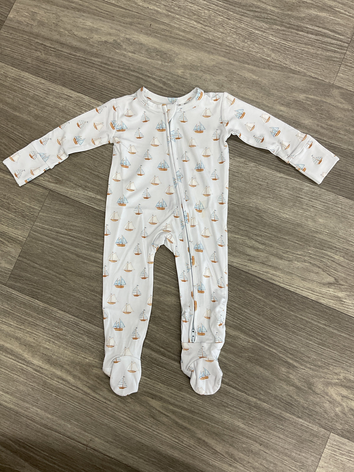 Sailboat Bamboo Footie Sleeper