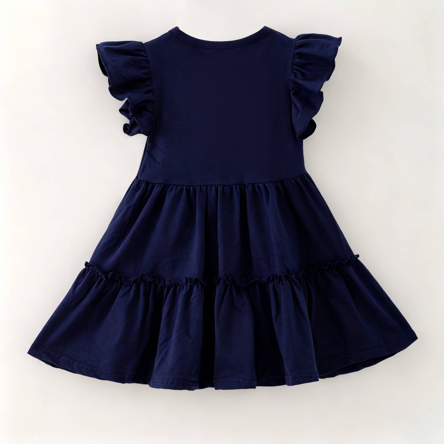 Navy Football Sequin Girls Dress