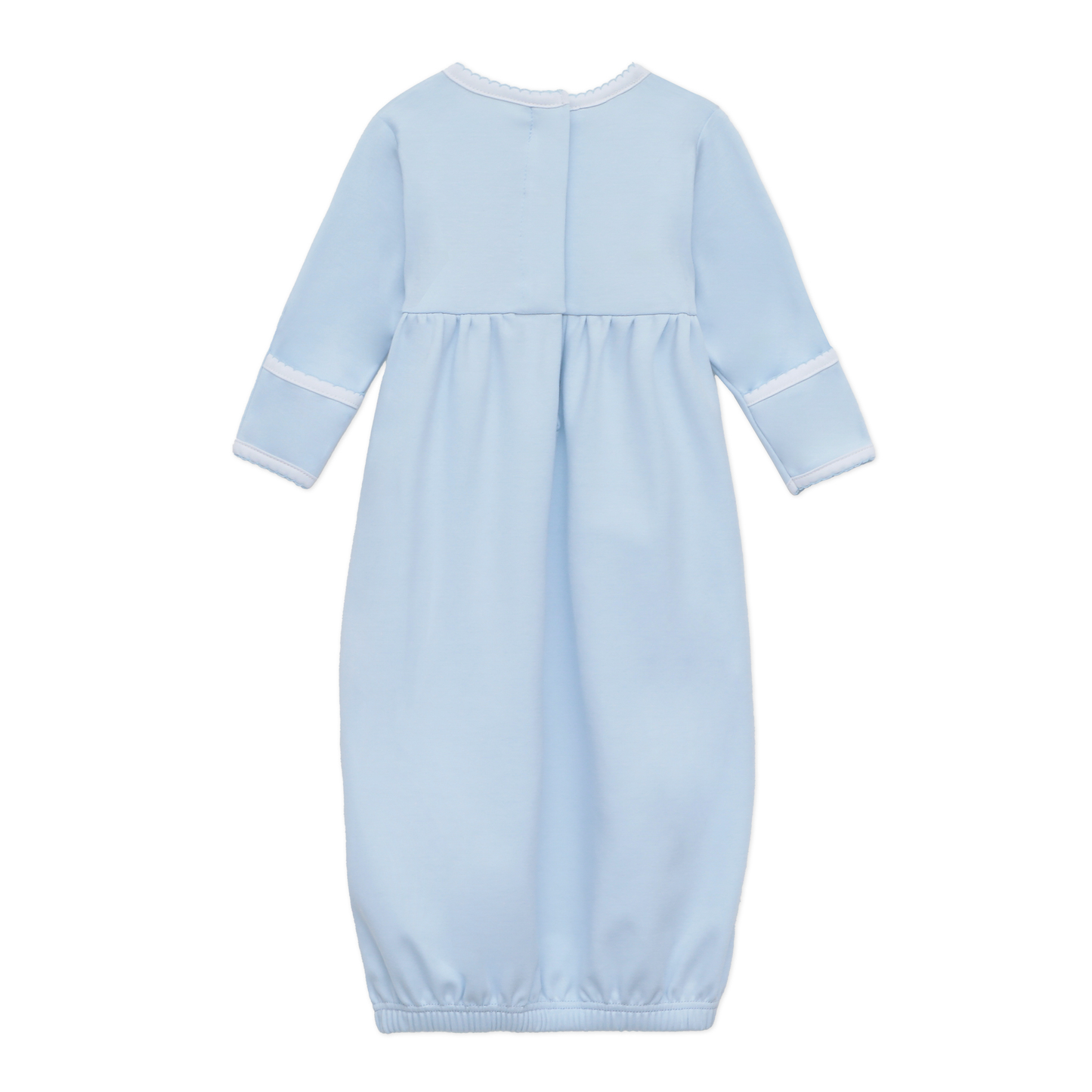 Little Ducklings Classics Smocked Gown - Light Blue