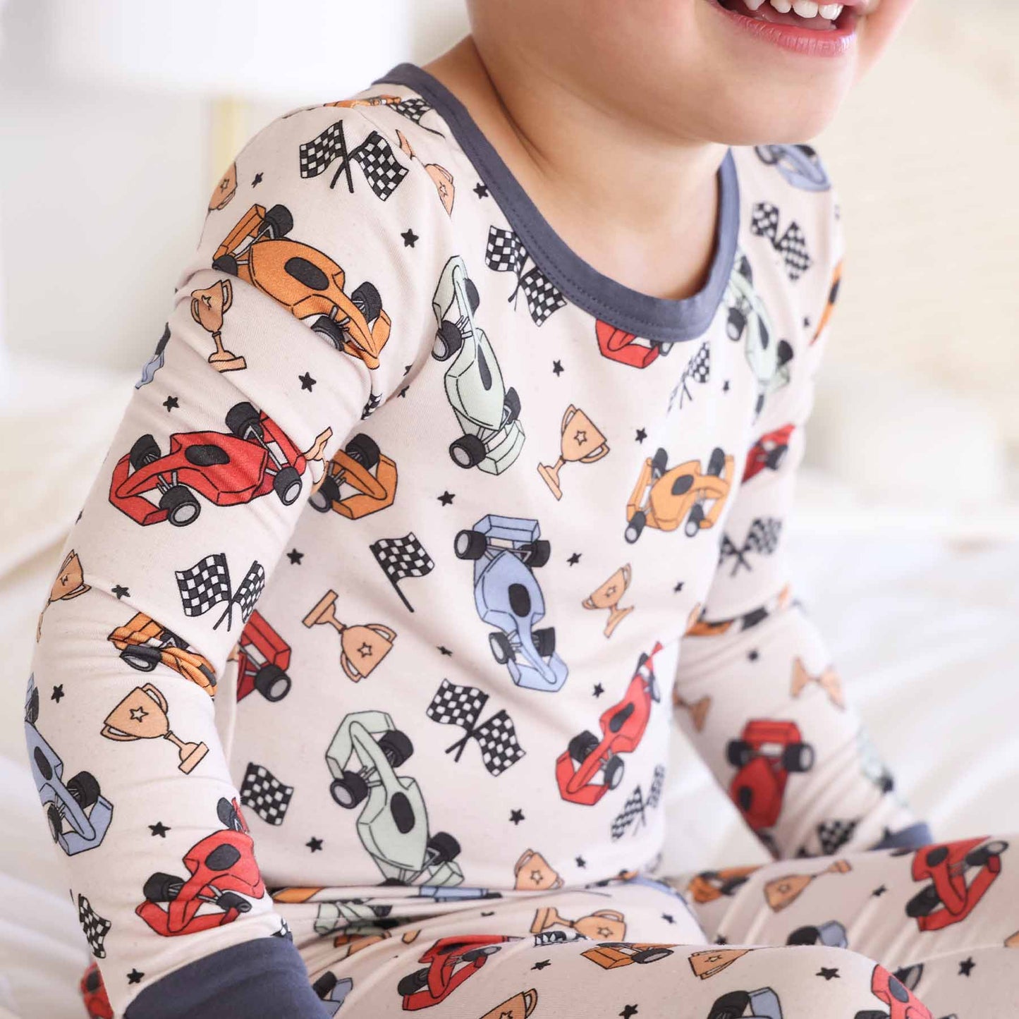 Pit Crew Two Piece Pajama Set