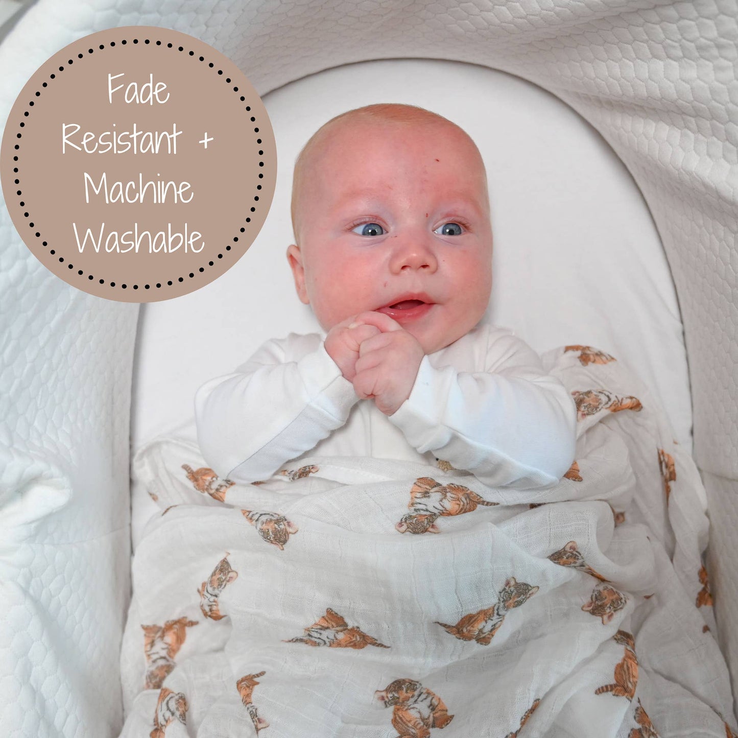 Tiger Cub Baby Swaddle Blanket