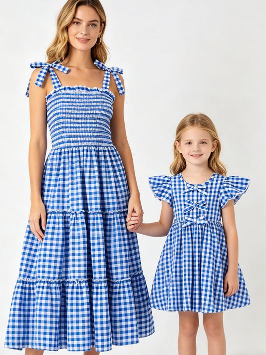 Plaid Bow Dress