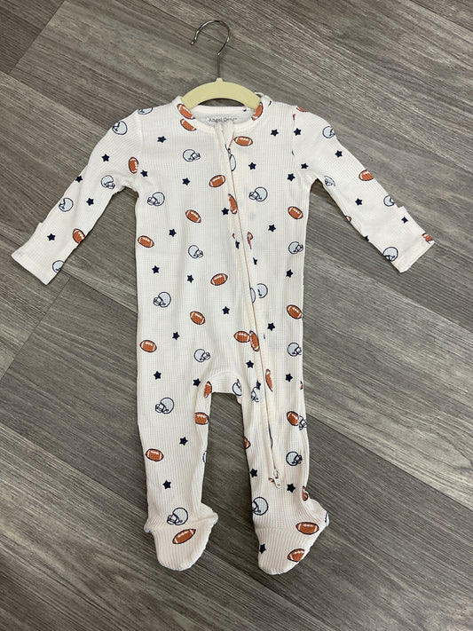 Footballs & Stars 2 Way Zipper Footie