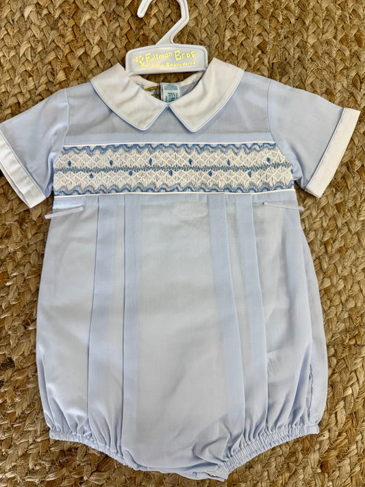 FB Boys Wave Smocked Romper