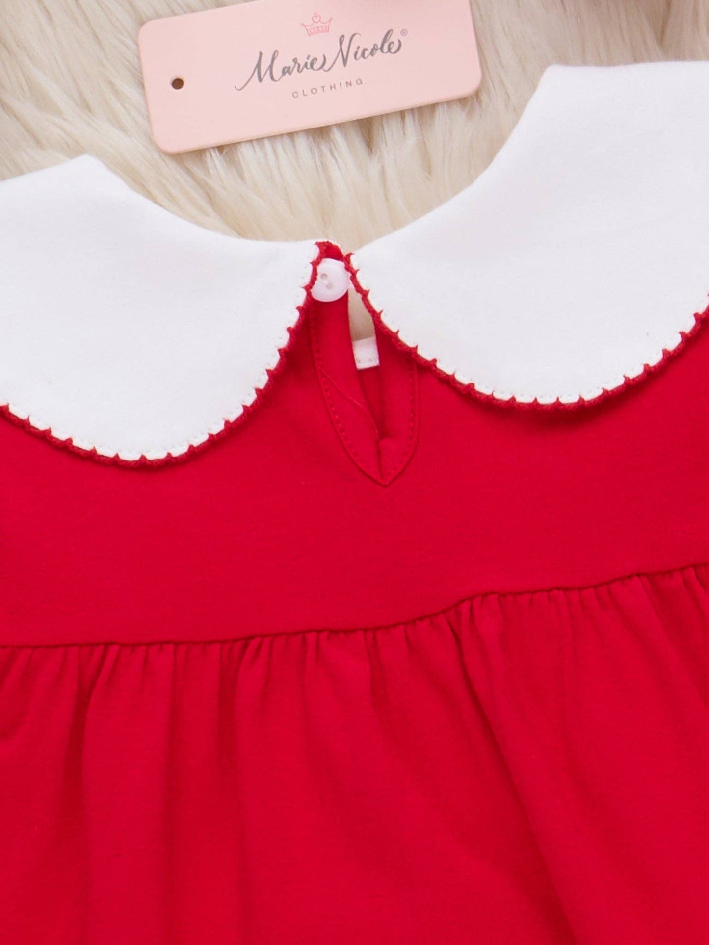 Ribbons & Hearts Embroidered Dress