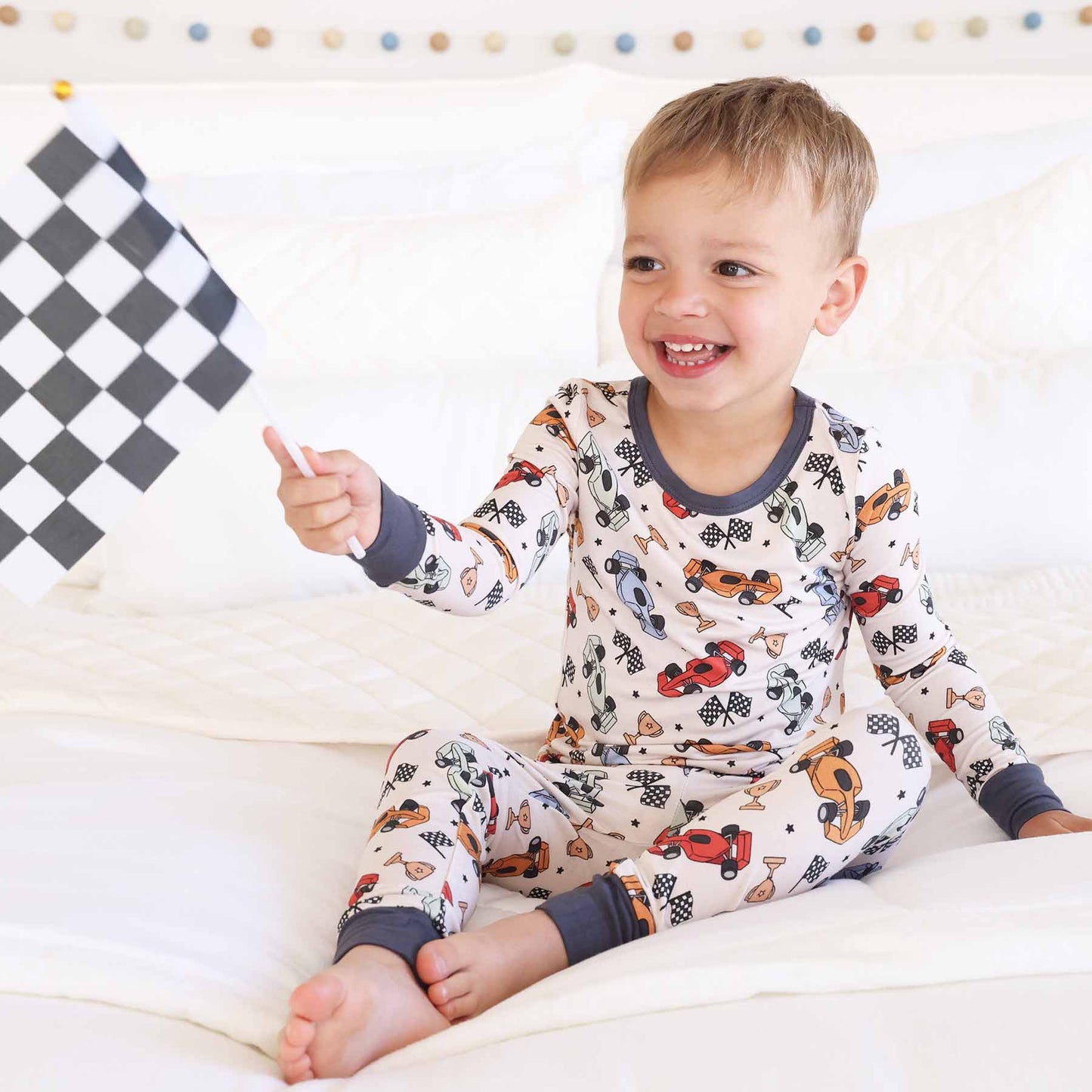 Pit Crew Two Piece Pajama Set