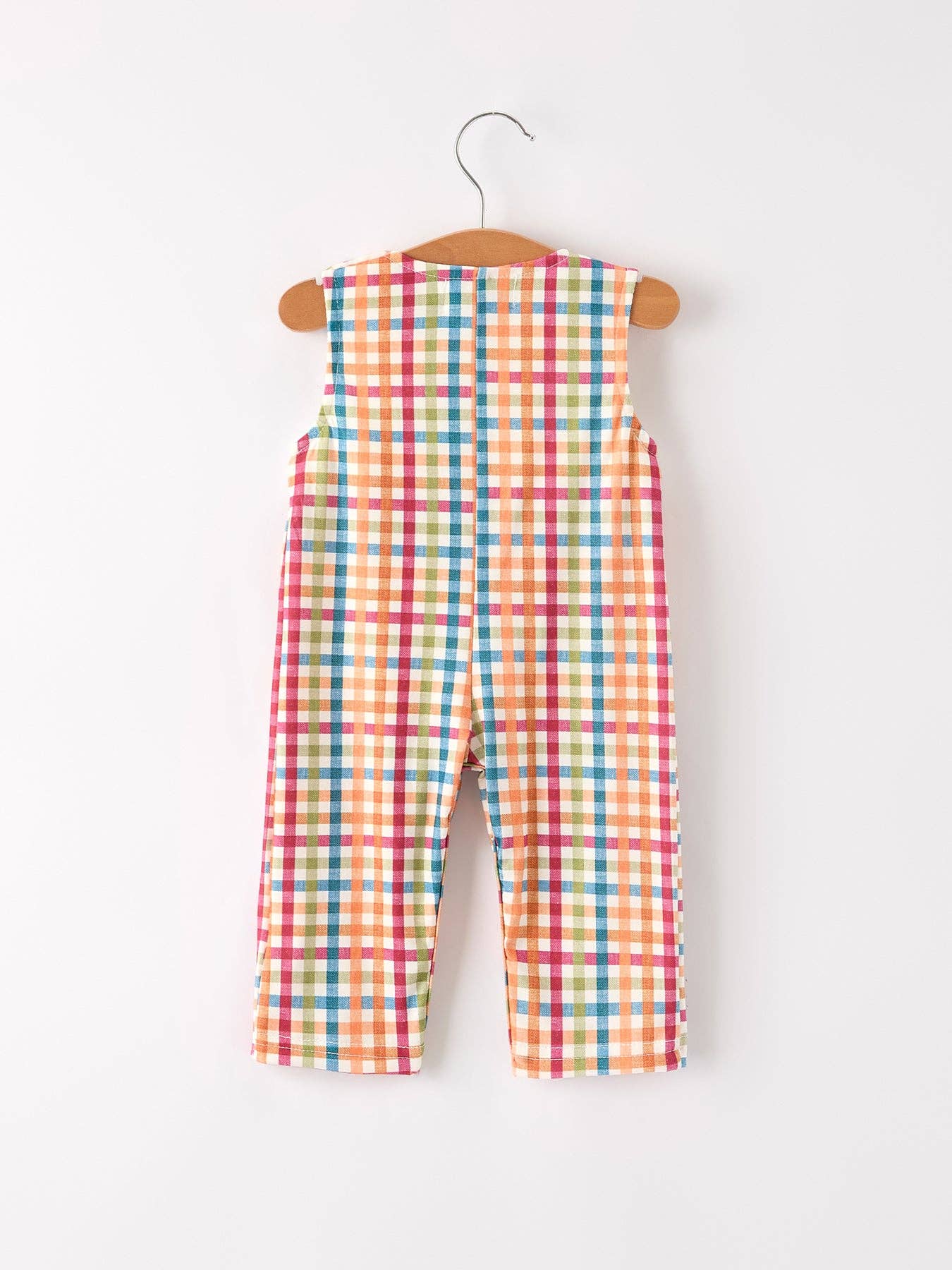 Fall Thanksgiving Plaid Baby Boys Romper