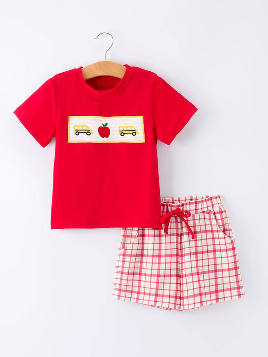 Back To School Bus Boys Set
