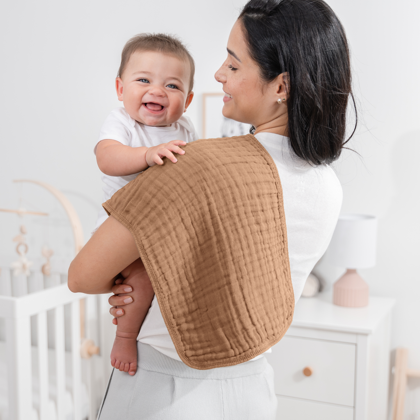 Muslin Burp Cloths by Comfy Cubs