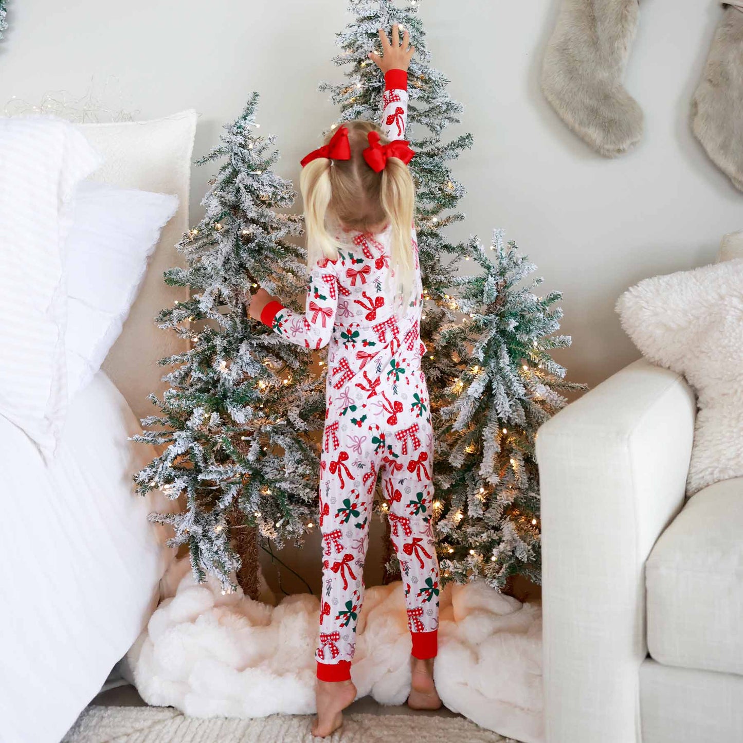 Bow What Fun Two Piece Pajama Set
