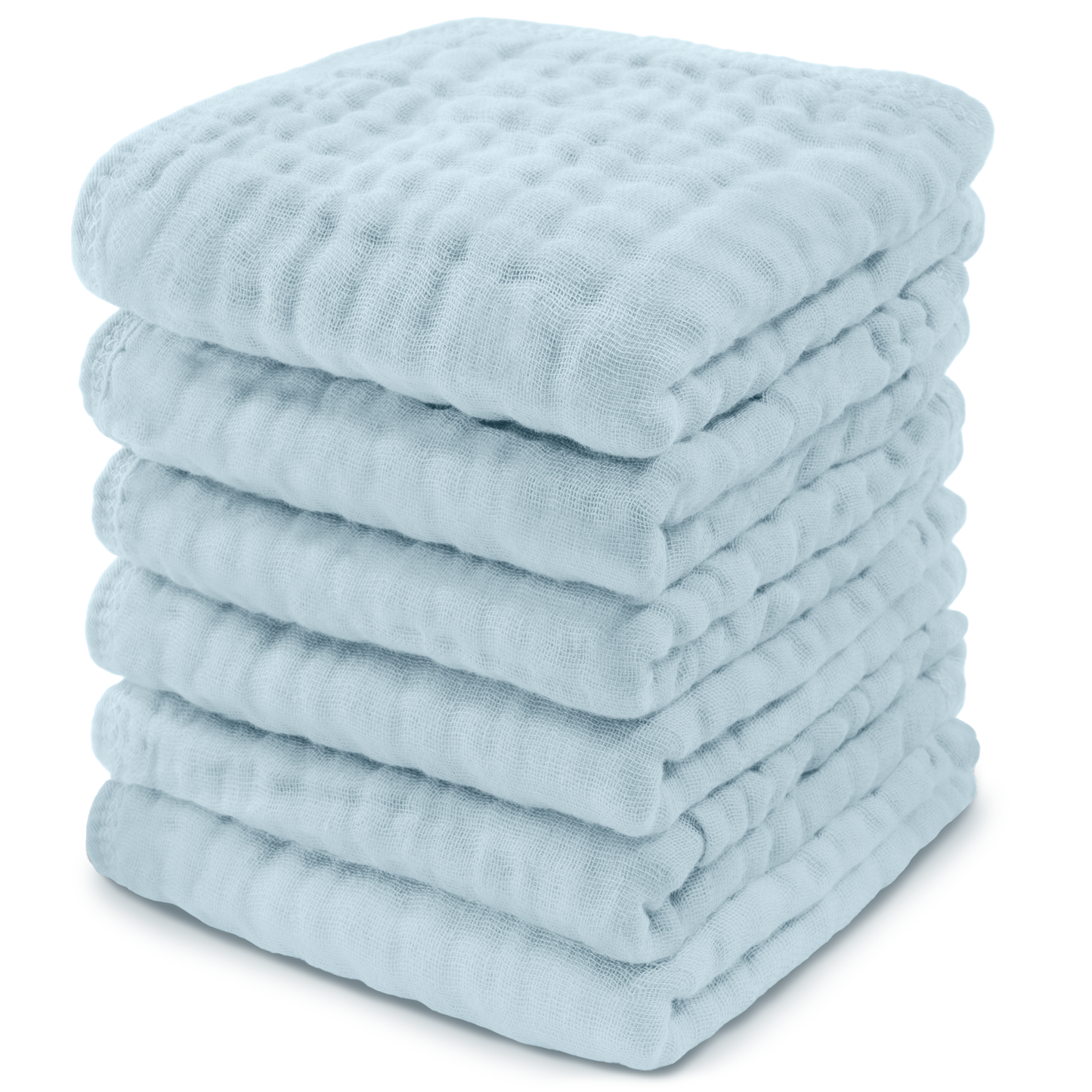 Baby Washcloths 100% Muslin Cotton by Comfy Cubs