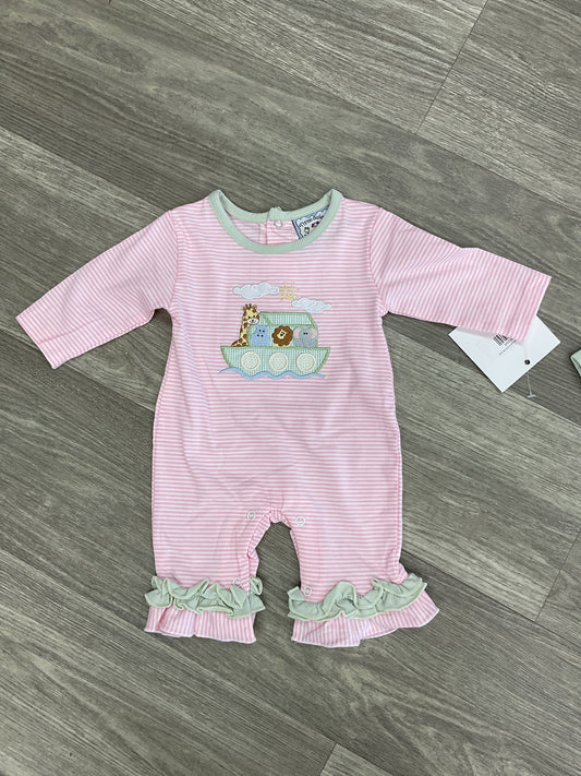 Three Sisters Noah's Ark Girls Romper