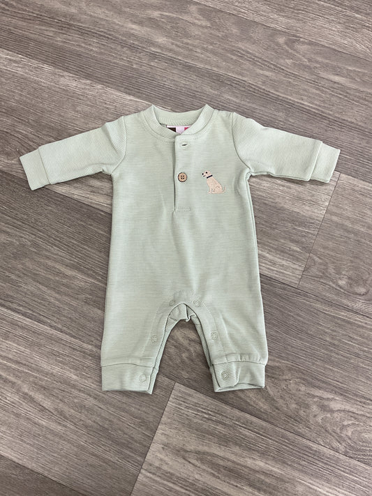 Banana Split Puppy Boys Romper