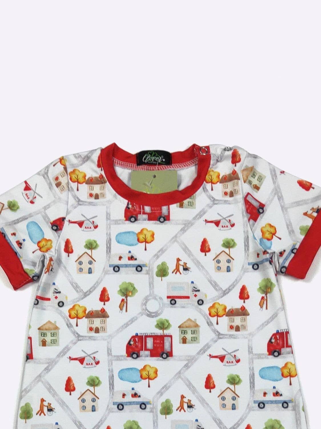 First Responders Boy Romper