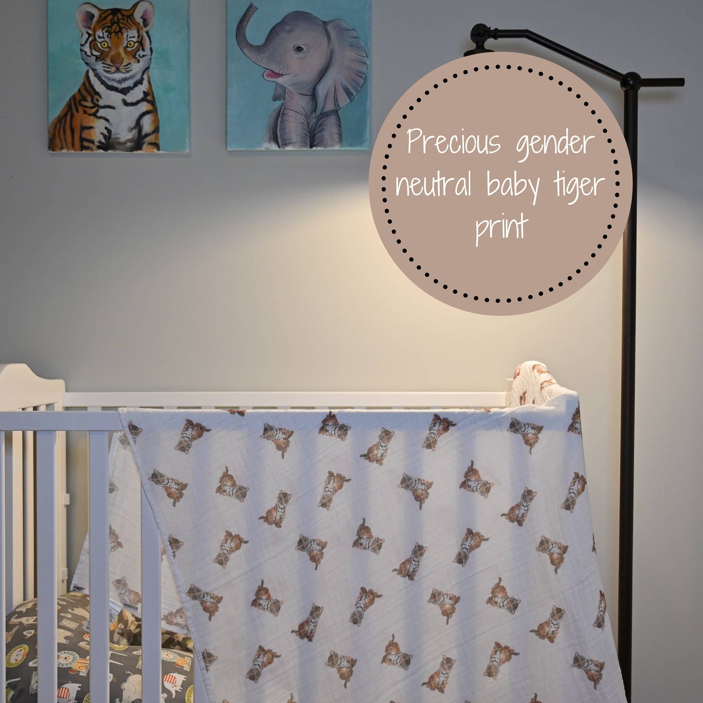 Tiger Cub Baby Swaddle Blanket